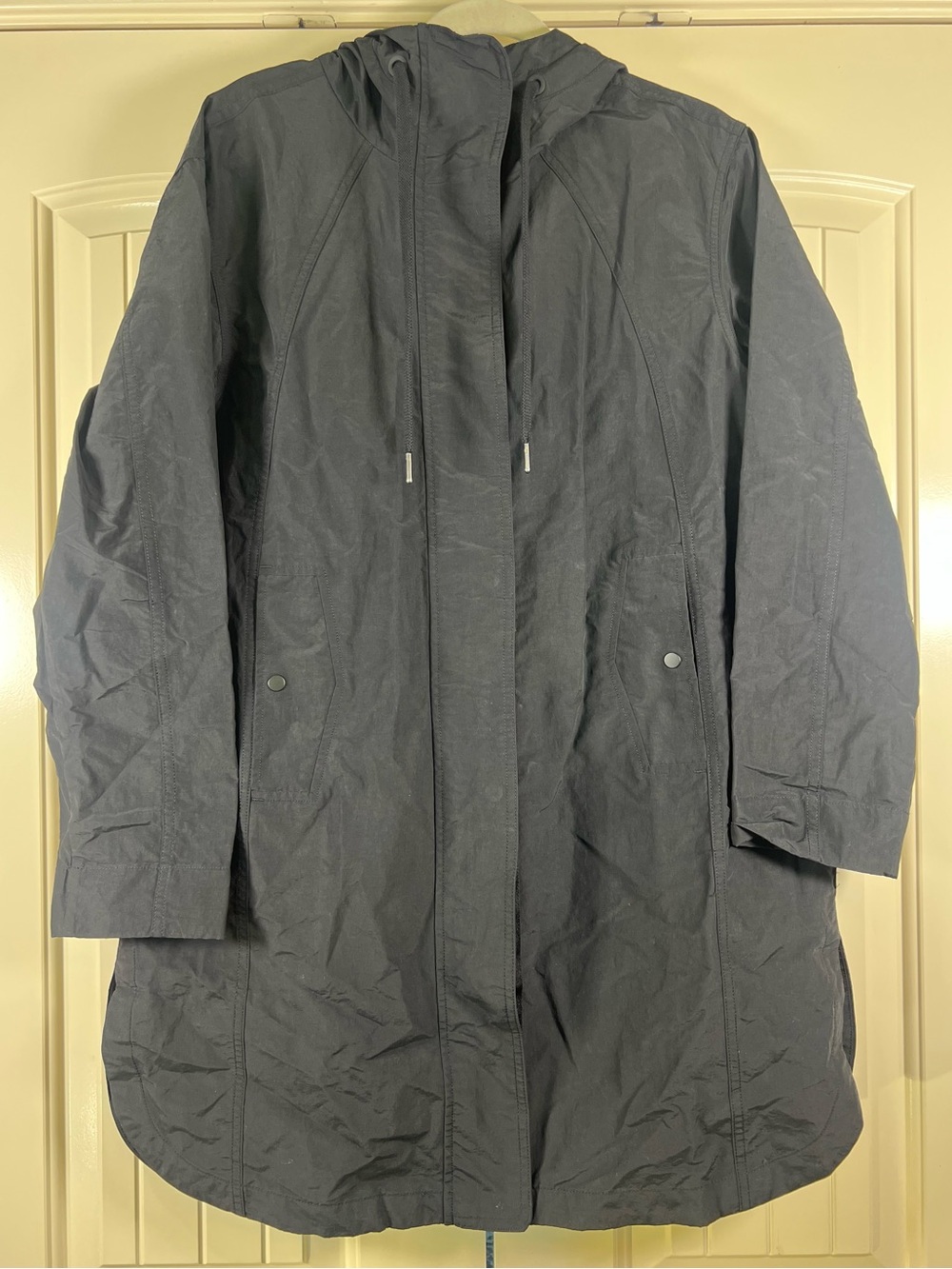 Athleta Everywhere Anorak Jacket Black‎ XS NWOT Rain Parka - Picture 5 of 13